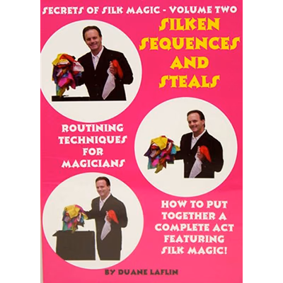 Silken Sequences & Steals Laflin series - 2 Video DOWNLOAD - magic trick