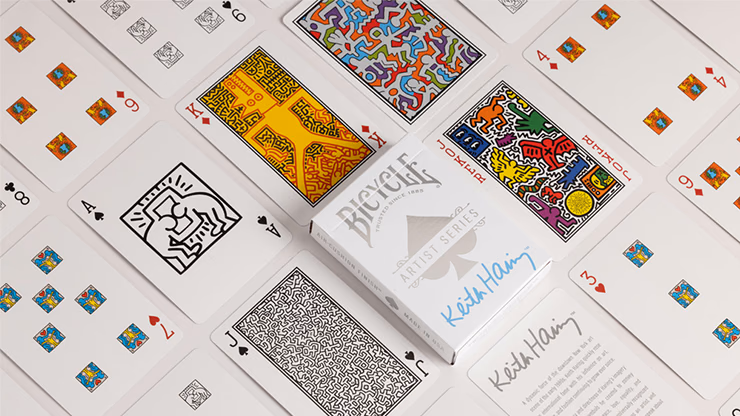 Bicycle Keith Haring (Box Set Red and Blue) Playing Cars by US Playing Cards - thumbnail 3