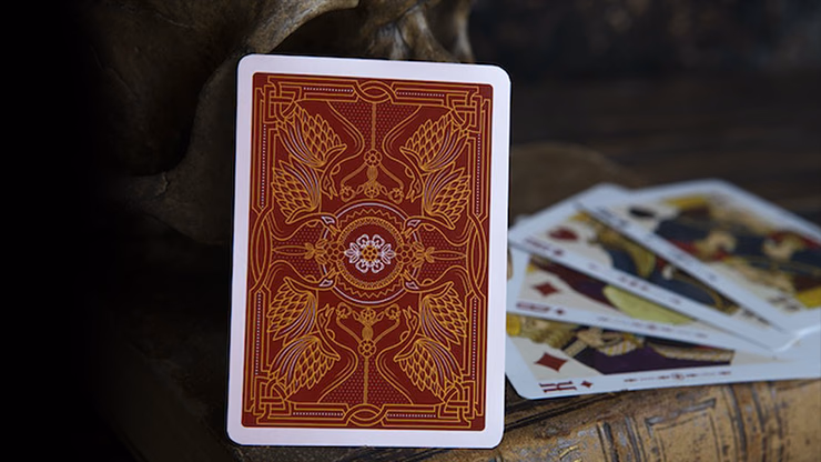 Shakespeare (Burgundy) Playing Cards - Image 2