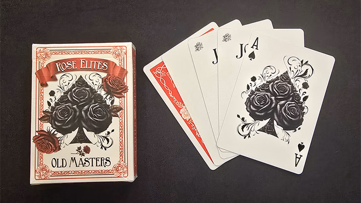 Rose Elites - Old Masters (Red) Marked Deck Playing Cards - Image 2