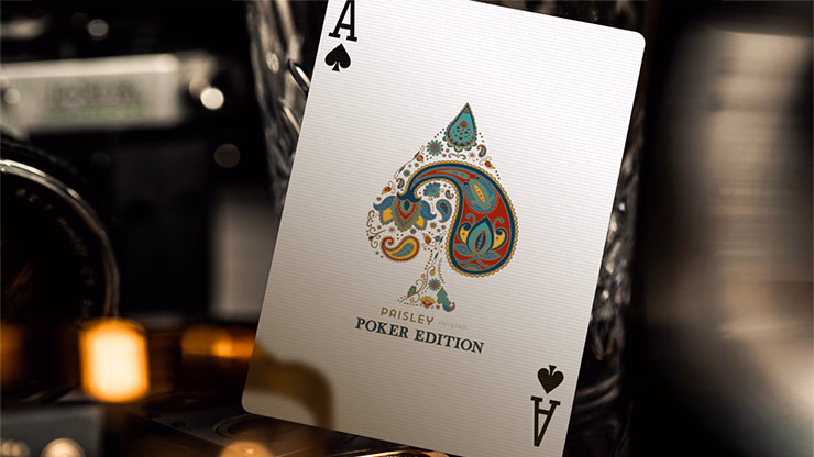 Paisley Poker Mini Playing Cards by Dutch Card House Company - Image 2