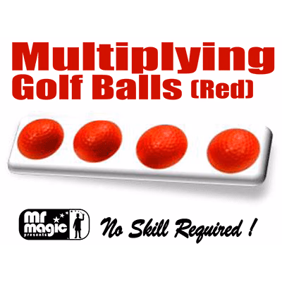 Multiplying Golf Balls (Red) by Mr. Magic - magic trick