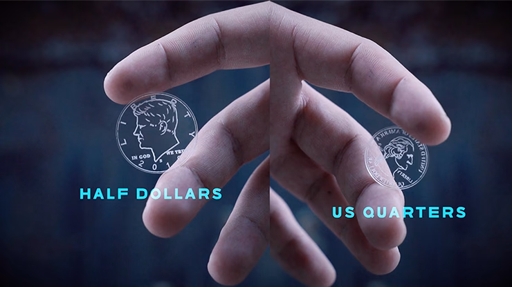 Omni Coin US version (DVD and 2 Gimmicks) by SansMinds Creative Lab - Trick - thumbnail 5