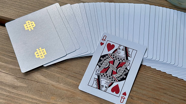 Gold Foil Monogram Playing Cards - thumbnail 3