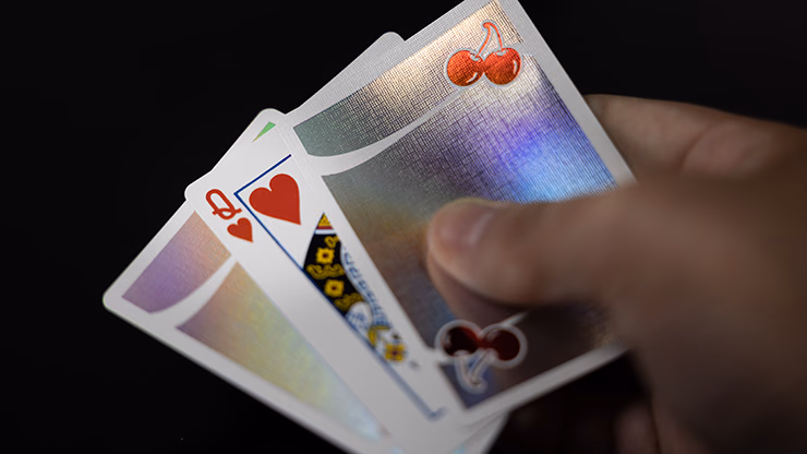 Cherry Casino Sands Mirage (Holographic) Playing Cards - thumbnail 5