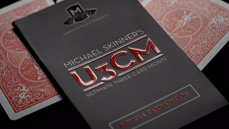 Michael Skinner's Ultimate 3 Card Monte (Red) by Murphy's Magic Supplies Inc. - Trick - magic trick
