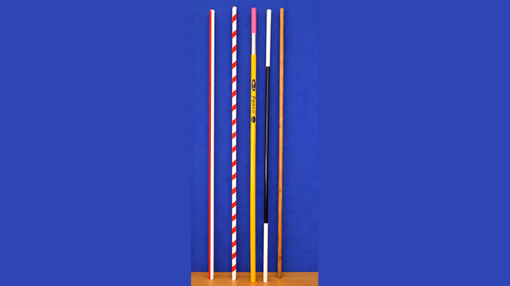 8 Foot Appearing Multi-Color Pole by Big Guy's Magic - Coloring Book Kicker Finale - Image 2