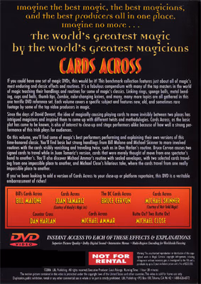 World's Greatest Magic: Cards Across - DVD - Image 2