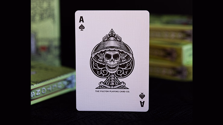 FULTON'S Day Of The Dead Green Edition Playing Cards - thumbnail 4