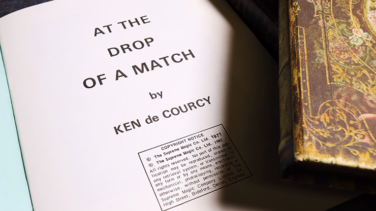 At the Drop of a Match by Ken De Courcy - Book - thumbnail 3