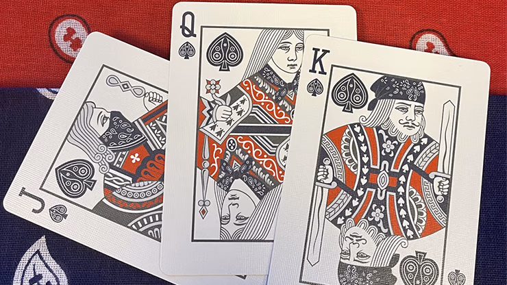 Bicycle Bandana (Red) Playing Cards - Image 2