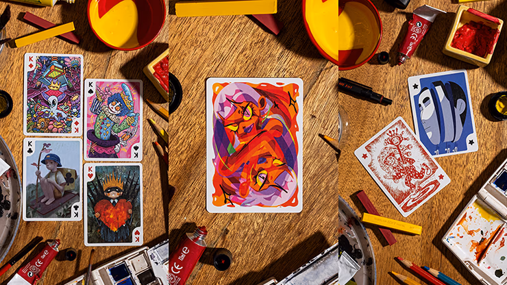 Bicycle Sari Sari (Code Red Edition) Playing Cards - thumbnail 6