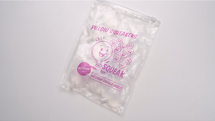 Pillow Squeaker Double Voice (12pk Medium) by Murphys Magic - magic trick