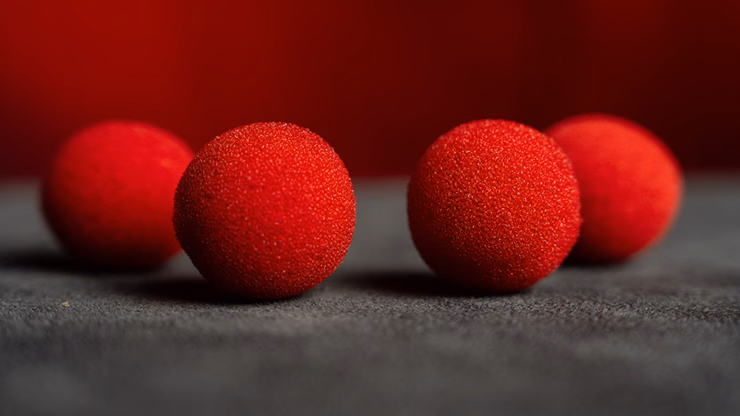 Magic Sponge Balls 50PK RED 1" by Murphy's Magic - thumbnail 3