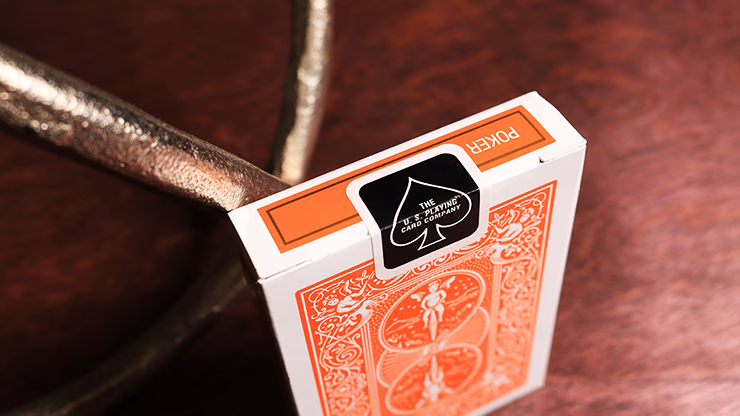 Bicycle Orange Playing Cards by US Playing Card Co - thumbnail 3