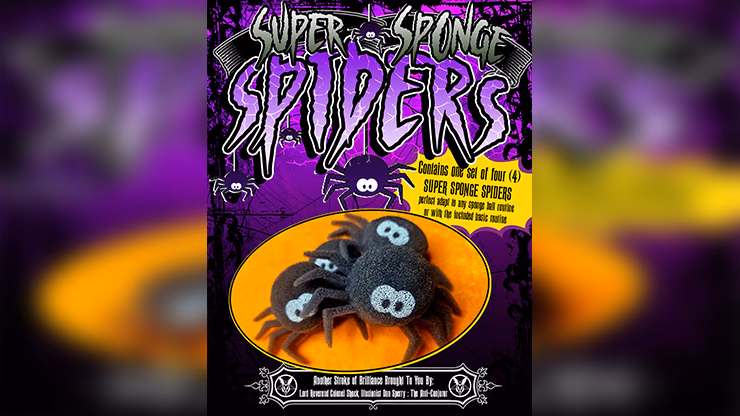 Super Sponge Spiders Sponge Ball Set - magic trick