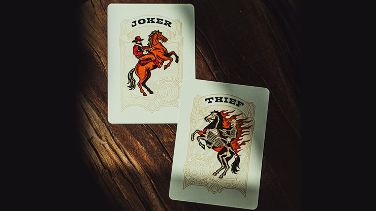 Gunslingers Poker (Red) Playing Cards - thumbnail 4