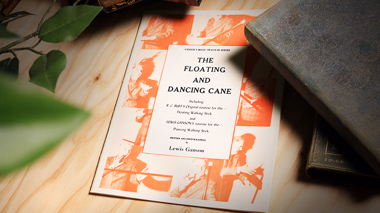 The Floating and Dancing Cane by Lewis Ganson - Book - magic trick