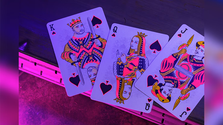 Bicycle Star-Fire Pink Neon Playing Cards - thumbnail 6