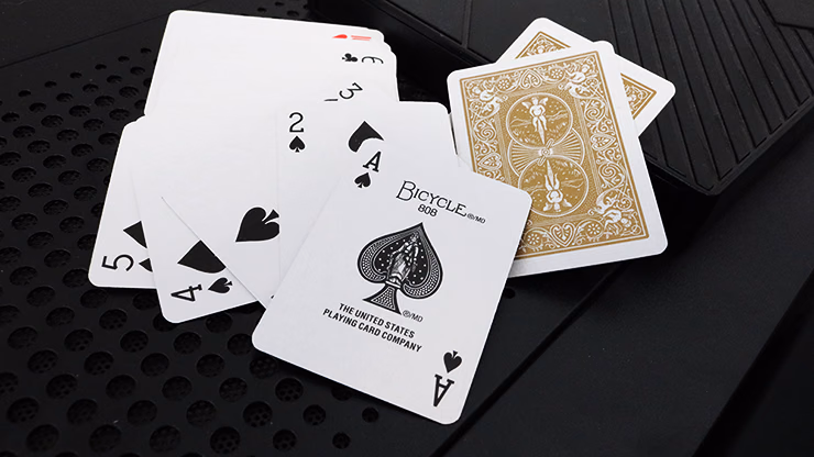 Mini Bicycle Cards (Gold) - thumbnail 3