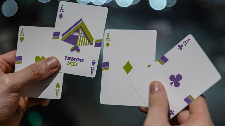 Tempo-Lab Purple Playing Cards - thumbnail 5
