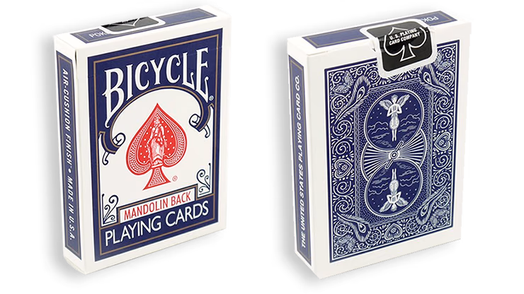 Bicycle Playing Cards 809 Mandolin Blue by USPCC - magic trick