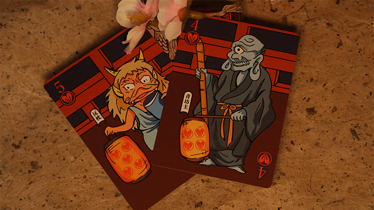 Night Parade on 100 Demons Hyakki Yagyo (Yokai Realm) Playing Cards by Bloom Playing Cards - thumbnail 4