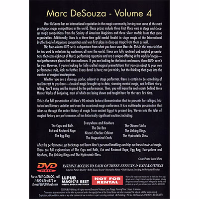 Master Works of Conjuring Vol. 4 by Marc DeSouza - DVD - Image 2