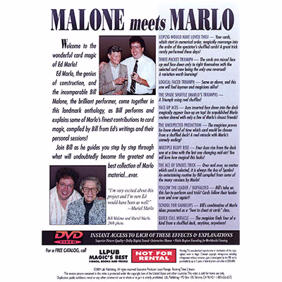 Malone Meets Marlo #4 by Bill Malone - DVD - Image 2