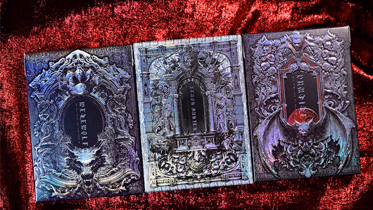 Trinity of Night - Demon Hunter HOLO Playing Cards by Evokad - thumbnail 6