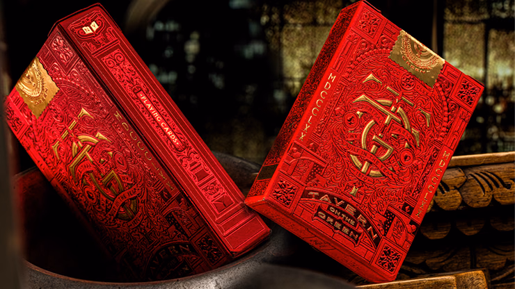 Tavern on the Green: Red Edition Playing Cards by theory11 - Image 2