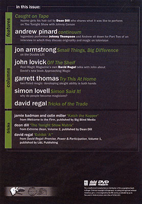 Reel Magic Magazine - Episode 6 (Dean Dill) - DVD - Image 2