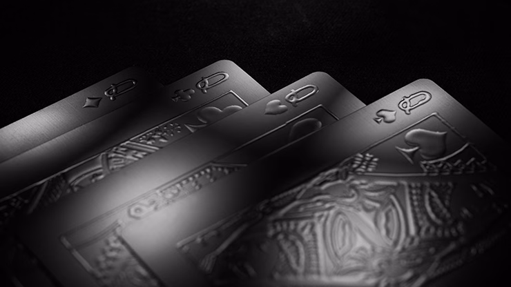 Aqua Black Invisible Playing Cards by MPC - thumbnail 5