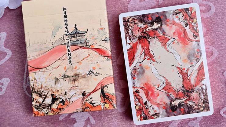 Four Beauties (DiaoChan) Playing Cards - Image 2