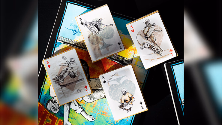 LANCE MOUNTAIN SKATING SKELETONS PLAYING CARDS - thumbnail 3
