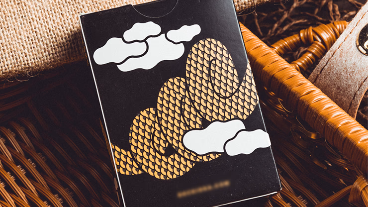 The Dragon (Black Gilded) Playing Cards - thumbnail 5