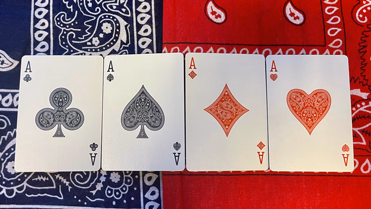 Gilded Bicycle Bandana Playing Cards - thumbnail 3