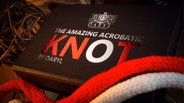 Amazing Acrobatic Knot with extra knot Red and White (Gimmicks and Online Instructions) by Daryl - Trick - Image 2