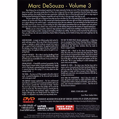 Master Works of Conjuring Vol. 3 by Marc DeSouza - DVD - Image 2