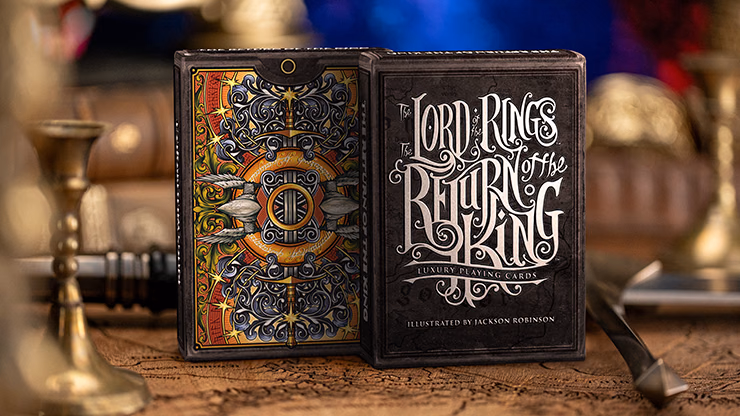 The Lord of the Rings - Return of the King Playing Cards (Black Gilded Edition) by Kings Wild - thumbnail 3