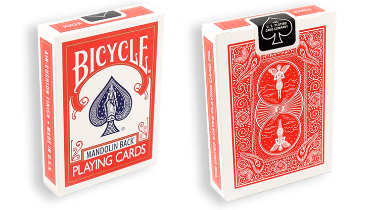 Bicycle Playing Cards 809 Mandolin Red by USPCC - magic trick