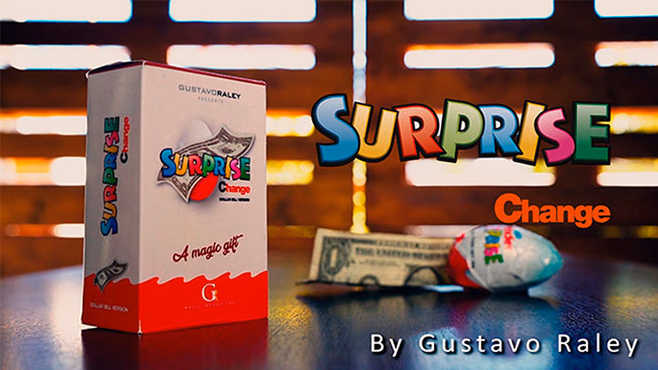 Surprise Change (Gimmicks and Online Instructions) by Gustavo Raley - Trick - Image 2