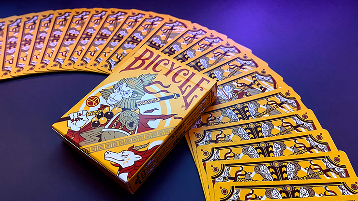 Bicycle Wukong Rebellion (Yellow) Playing Cards - thumbnail 3