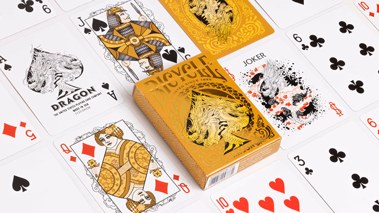 Bicycle Gold Dragon Playing Cards by US Playing Card Co - thumbnail 3