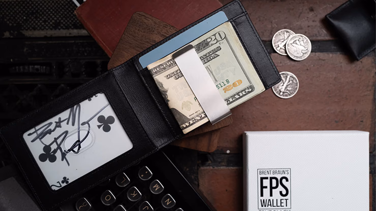 FPS Wallet True Black Leather (Gimmicks and Online Instructions) by Magic Firm - Trick - thumbnail 3