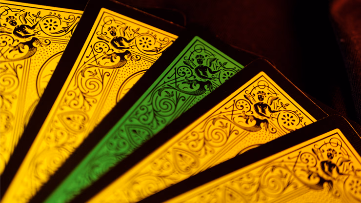 Bicycle Reverse (Yellow) Playing Cards - thumbnail 6