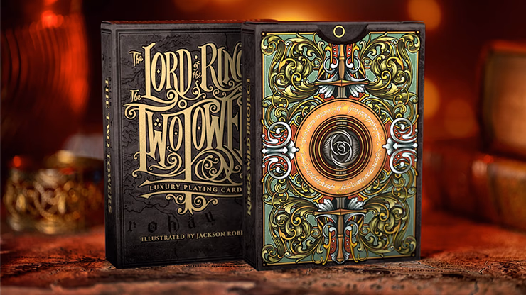 The Lord of the Rings - Two Towers Playing Cards (Gilded Edition) by Kings Wild - thumbnail 6