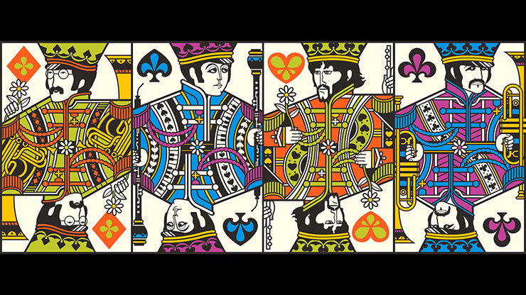 The Beatles (Orange) Playing Cards by theory11 - thumbnail 6