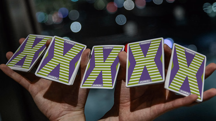 Tempo-Lab Purple Playing Cards - thumbnail 4