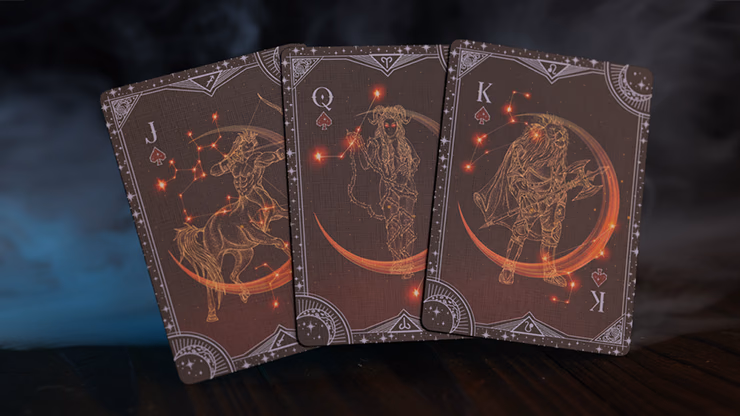Warriors of the Stars: Zodiac Playing Cards (Night Blue) by Blue Moon Co. - thumbnail 3